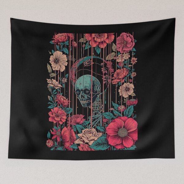 Item preview, Cage of Thorns: Dark Biomechanical Skull designed and sold by  Mythical Entanglement.