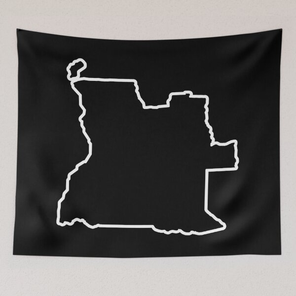Item preview, Angola Country Outline AO designed and sold by shitpostee.