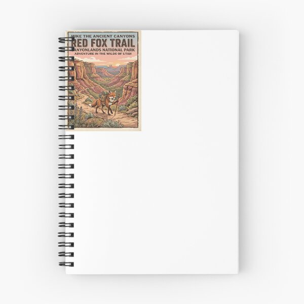 Item preview, Red Fox Canyon Hiker designed and sold by PictoVibe.
