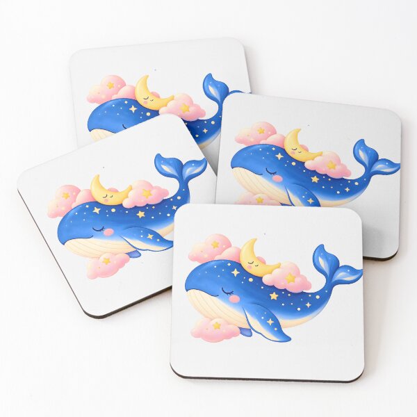 Item preview, Magic Whale with Moon and Kawaii Stars designed and sold by Funny meme.