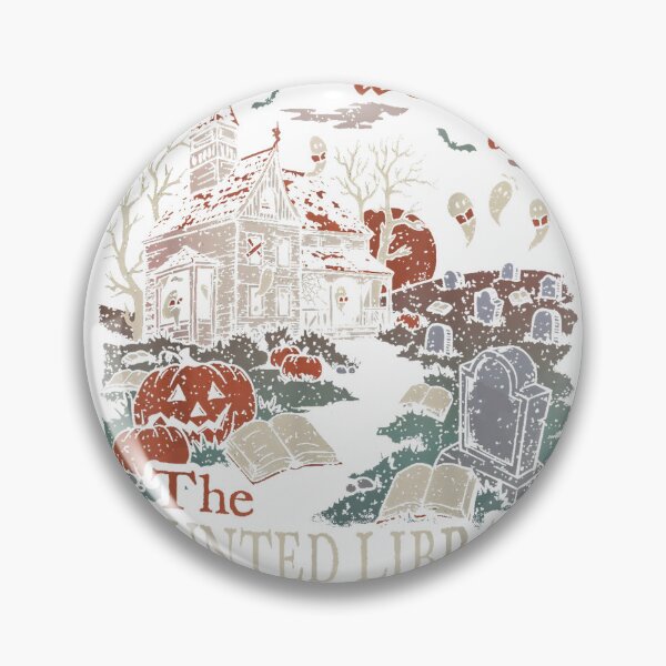 Item preview, Retro Welcome to The Haunted Library Book Lovers Halloween T-Shirt designed and sold by Cafe18.