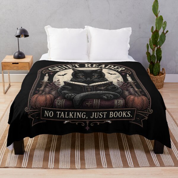 Item preview, Quiet Reader Black Cat Halloween Gothic Engraving designed and sold by BernoNickel.