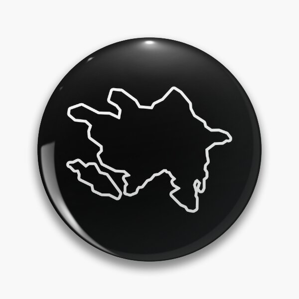 Item preview, Azerbaijan Country Outline AZ designed and sold by shitpostee.