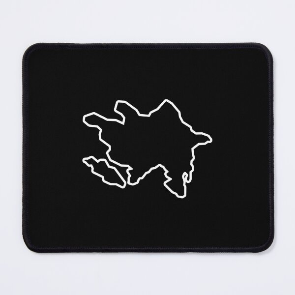Item preview, Azerbaijan Country Outline AZ designed and sold by shitpostee.