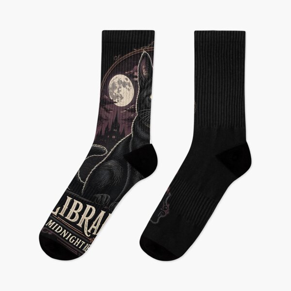 Item preview, Library Cat Black Cat Halloween Gothic Engraving designed and sold by BernoNickel.