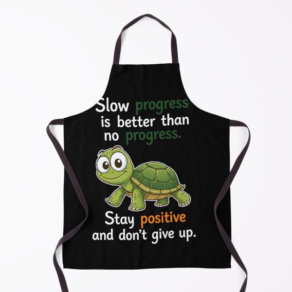 Item preview, Turtle Slow Progress Is Better Than No Progress. Stay Positive And Don't Give Up designed and sold by MarlaMaloneShop.