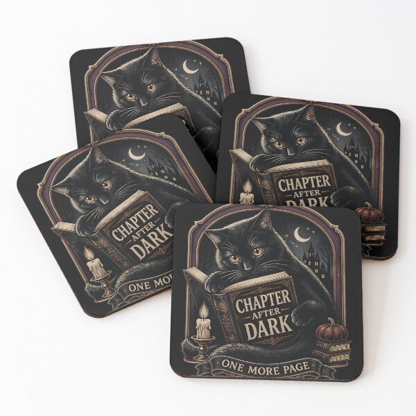 Item preview, Chapter After Dark Black Cat Halloween Gothic Engraving designed and sold by BernoNickel.