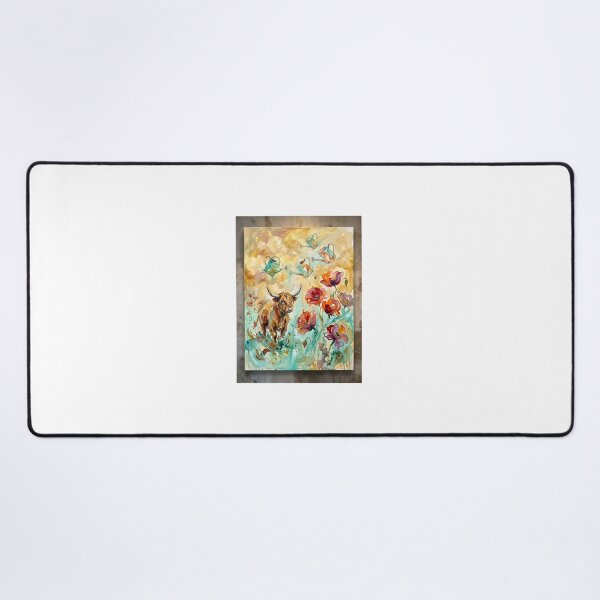 Item preview, Highland Cow Gardener designed and sold by PictoVibe.