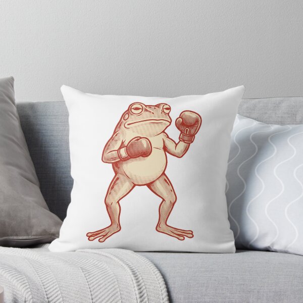 Item preview, Boxing Frog Retro Halftone Print designed and sold by The Mellonaire.
