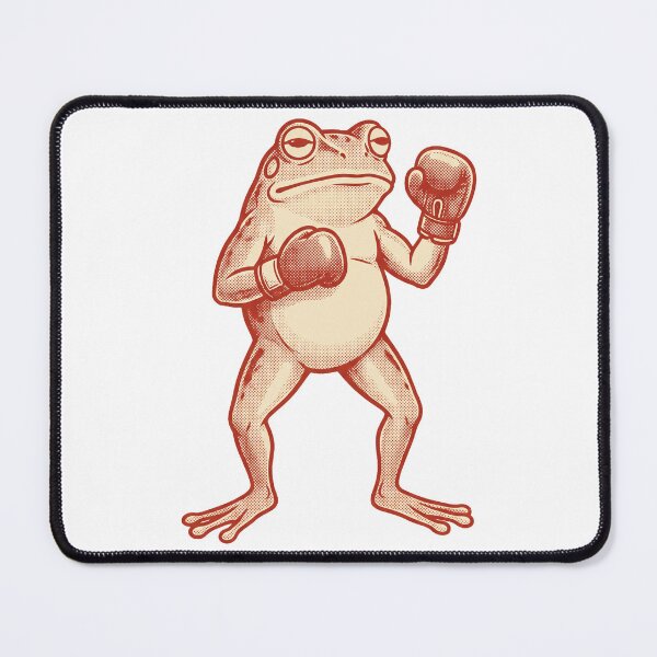 Item preview, Boxing Frog Retro Halftone Print designed and sold by The Mellonaire.