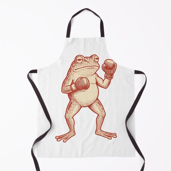 Item preview, Boxing Frog Retro Halftone Print designed and sold by The Mellonaire.