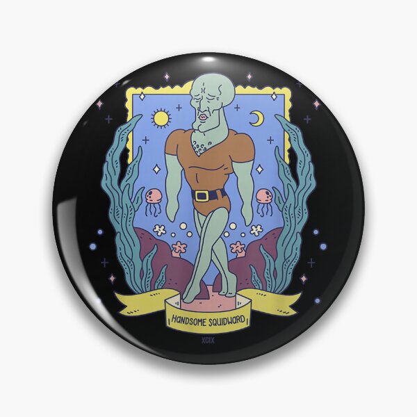 Item preview, Handsome Squidward Spongebob Squarepants designed and sold by VickyKuhnart.