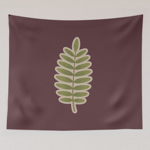 Item preview, Watercolor Botanical Leaves Nature Inspired Collection: Tamarind designed and sold by PinUpPizzazz.