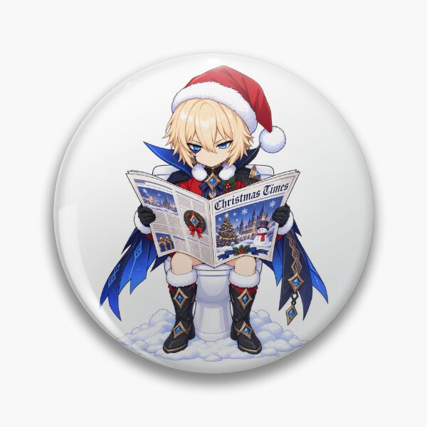 Item preview, Dainsleif Genshin Impact Christmas Toilet Newspaper Humor designed and sold by mildaclairmo.