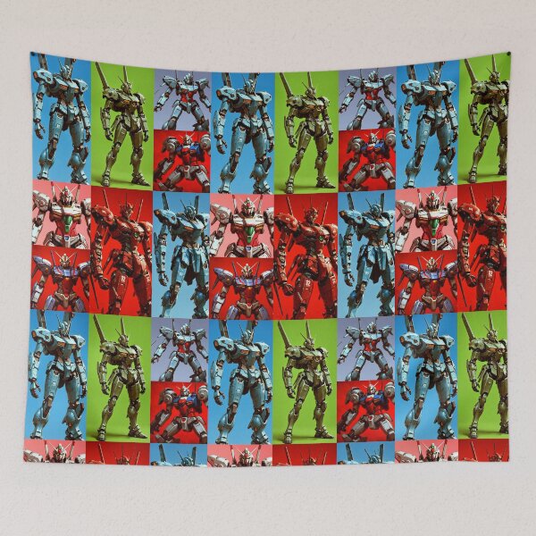 Item preview, Mecha, Warrior, Robot, Collage, anime, manga,02 designed and sold by 4gottenlore.
