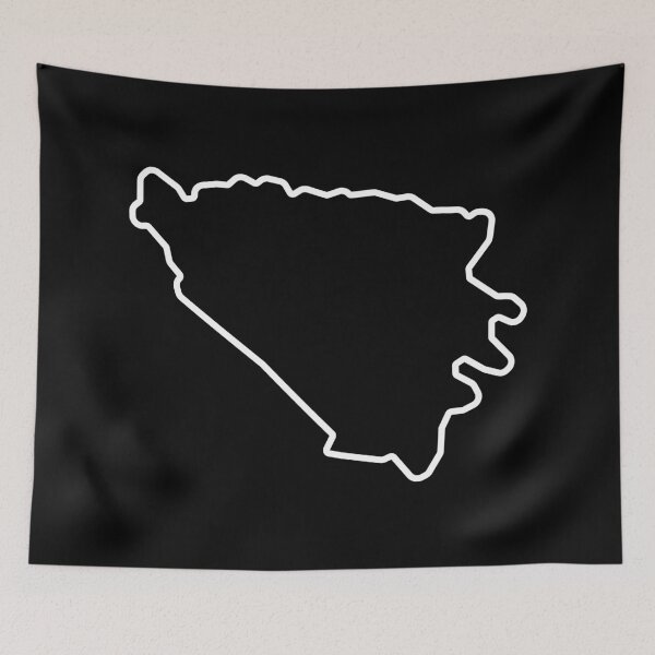 Item preview, Bosnia And Herzegovina Country Outline BA designed and sold by shitpostee.