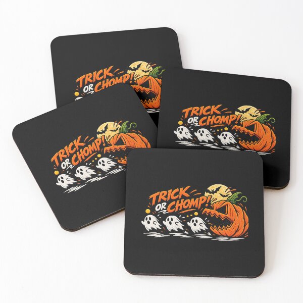 Item preview, Trick or Chomp! Halloween Arcade Ghosts designed and sold by DogLord.