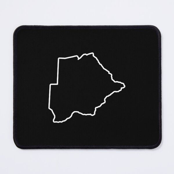 Item preview, Botswana Country Outline BW designed and sold by shitpostee.