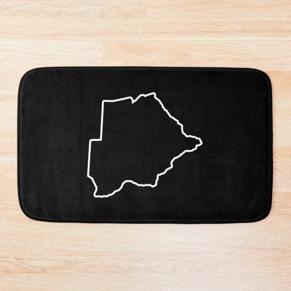 Item preview, Botswana Country Outline BW designed and sold by shitpostee.