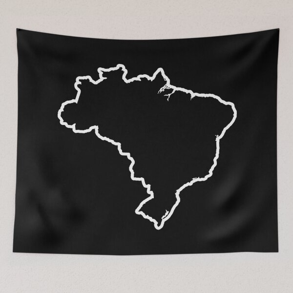 Item preview, Brazil Country Outline BR designed and sold by shitpostee.