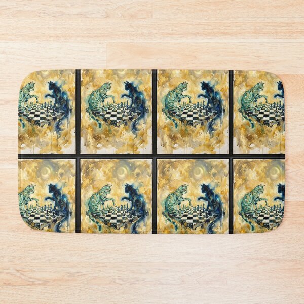 Item preview, Bengal Cat Chess designed and sold by PictoVibe.