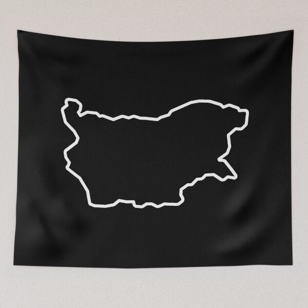Item preview, Bulgaria Country Outline BG designed and sold by shitpostee.