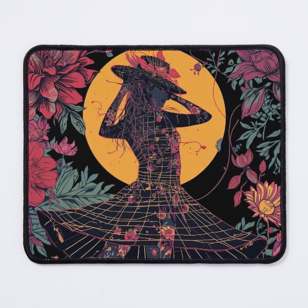 Item preview, Silhouette Ballerina Sunflower: Dark Cottagegoth Art designed and sold by  Mythical Entanglement.