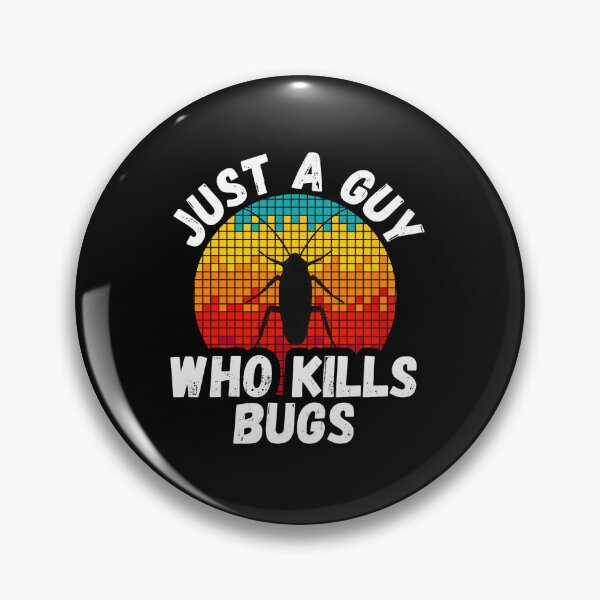 Item preview, Just A Guy Who Kills Bugs Cockroach Sunset Retro designed and sold by mykingpndopazo.
