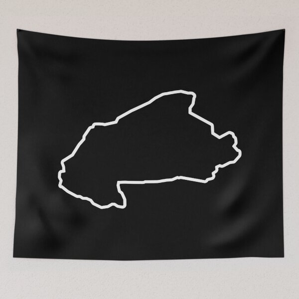 Item preview, Burkina Faso Country Outline BF designed and sold by shitpostee.
