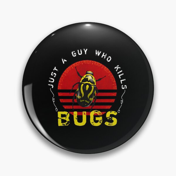 Item preview, Just A Guy Who Kills Bugs Retro Beetle Sunset designed and sold by butaudnuusie.