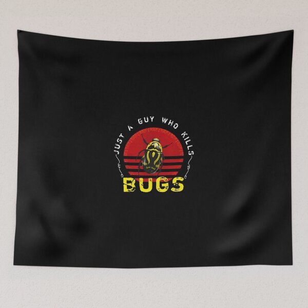 Item preview, Just A Guy Who Kills Bugs Retro Beetle Sunset designed and sold by butaudnuusie.