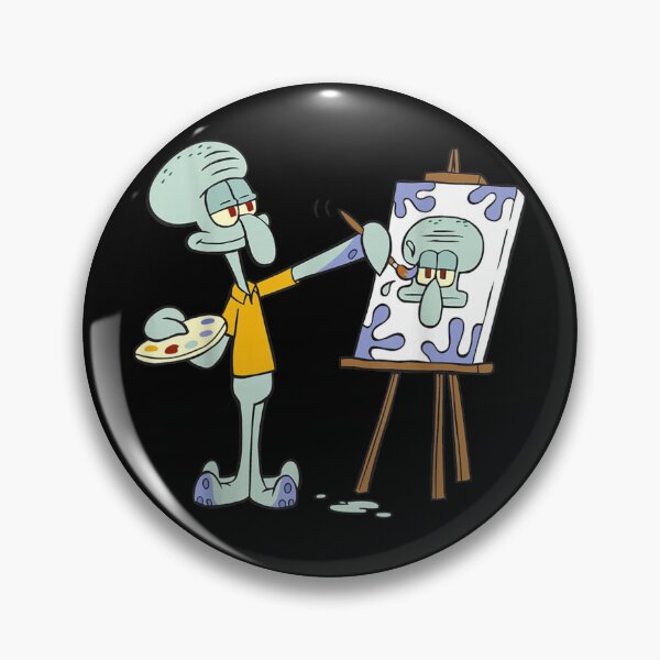 Item preview, Handsome Squidward Paintings designed and sold by VickyKuhnart.