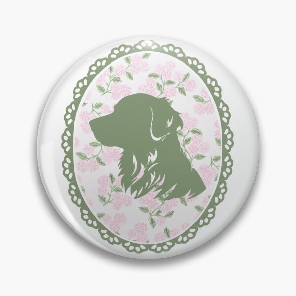 Item preview, Golden Retriever Coquette Frame designed and sold by OhSoSticky.