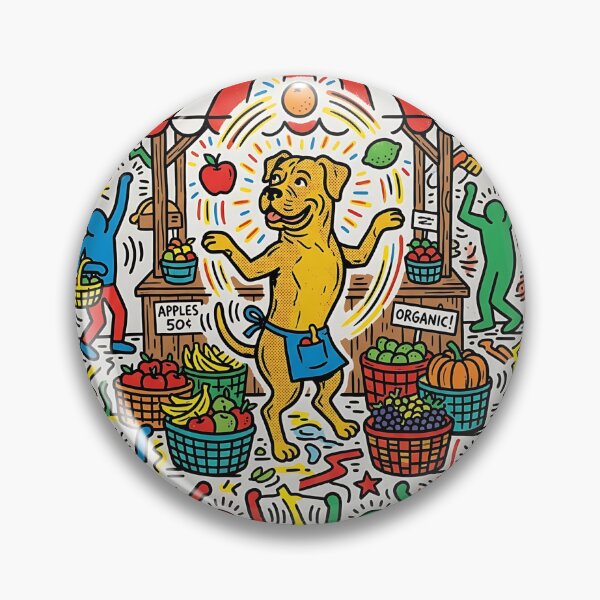 Item preview, Boxer Market Juggler designed and sold by PictoVibe.