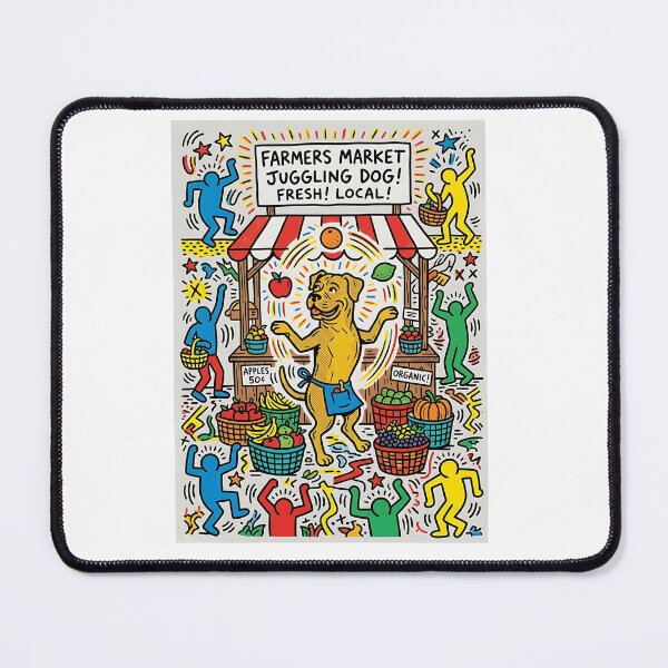 Item preview, Boxer Market Juggler designed and sold by PictoVibe.