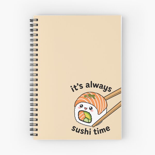 Item preview, Sushi time - Kawaii Sushi Roll with Chopsticks designed and sold by lotsofniches.