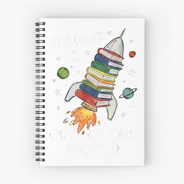 Item preview, Reading is Out of This World Book Rocket Space Teacher T-Shirt designed and sold by bunnymoon stickers.