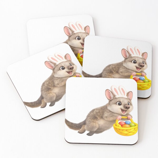 Item preview, Northern Hairy-Nosed Wombat Easter Bunny designed and sold by Sillytoe.