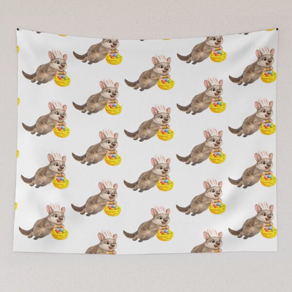 Item preview, Northern Hairy-Nosed Wombat Easter Bunny designed and sold by Sillytoe.