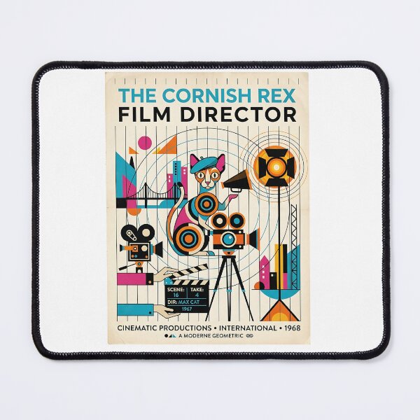 Item preview, Cornish Rex Film Director designed and sold by PictoVibe.