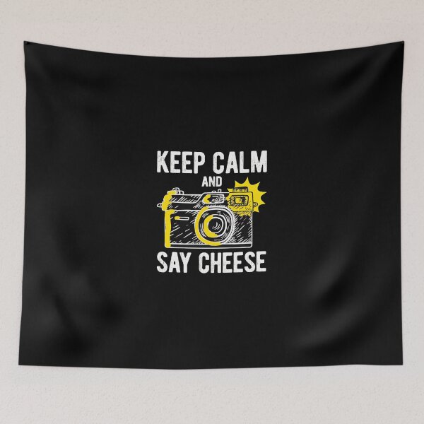 Item preview, Keep Calm Say Cheese Camera Vintage Photo designed and sold by butaudnuusie.