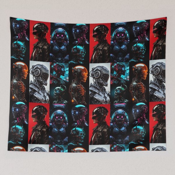 Item preview, Robot, Androide, Collage, designed and sold by 4gottenlore.