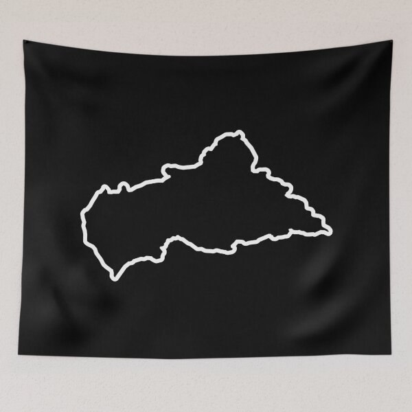 Item preview, Central African Republic Country Outline CF designed and sold by shitpostee.