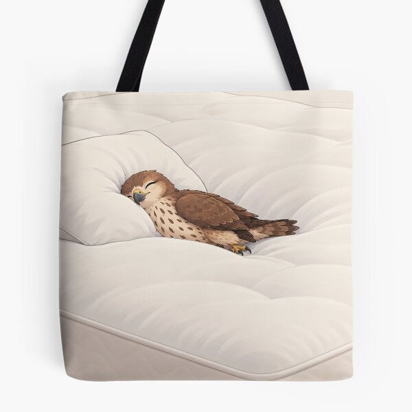 Item preview, Hawk Found the Perfect Comfortable Bed designed and sold by nikkolaus.