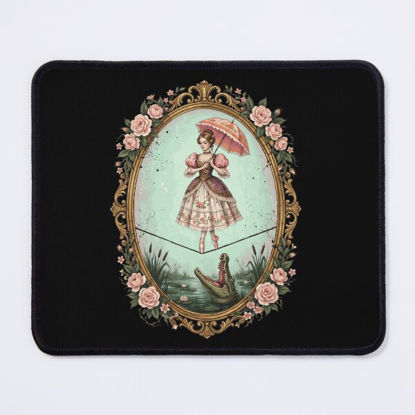 Item preview, Whimsical Ballerina Tightrope Danger Art designed and sold by KevinRobi27022.