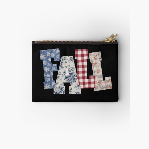 Item preview, Fall Floral Lettering, Vintage Blue Autumn Aesthetic designed and sold by Zizo-DR44.