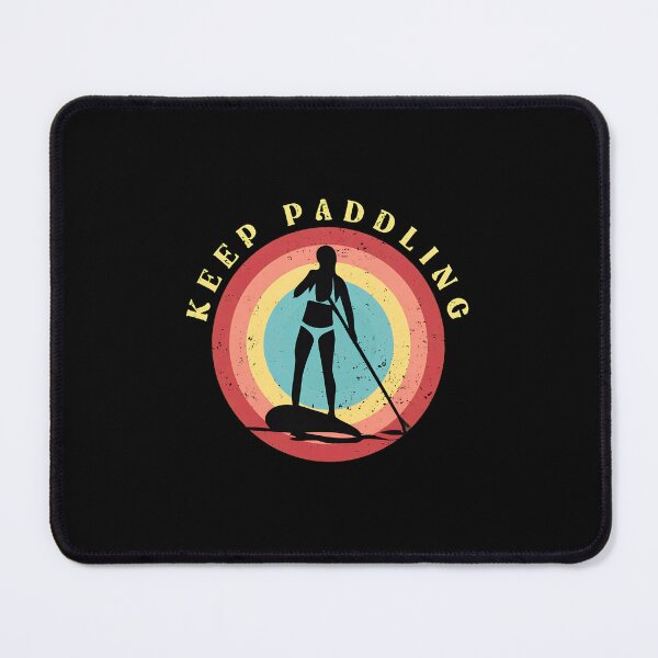 Item preview, Keep Paddling Retro Sunset Stand Up Paddleboard Design designed and sold by mykingpndopazo.