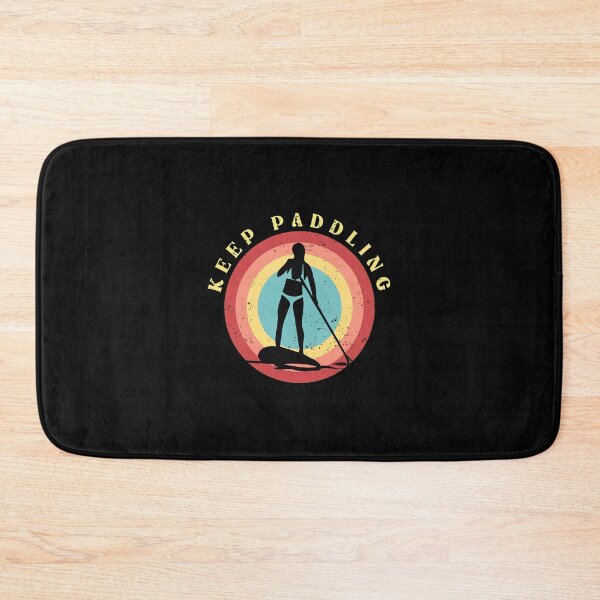 Item preview, Keep Paddling Retro Sunset Stand Up Paddleboard Design designed and sold by mykingpndopazo.