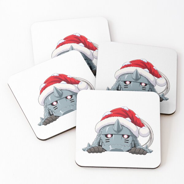 Item preview, Alphonse Elric Fullmetal Alchemist Christmas Peeking Chibi designed and sold by mildaclairmo.