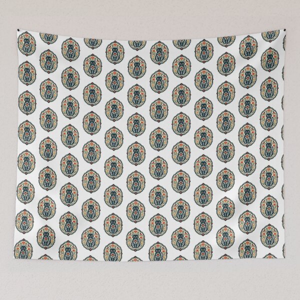Item preview, Swedish Folk Art Felines | Perfect Gift For You And Friends designed and sold by gamefun999.